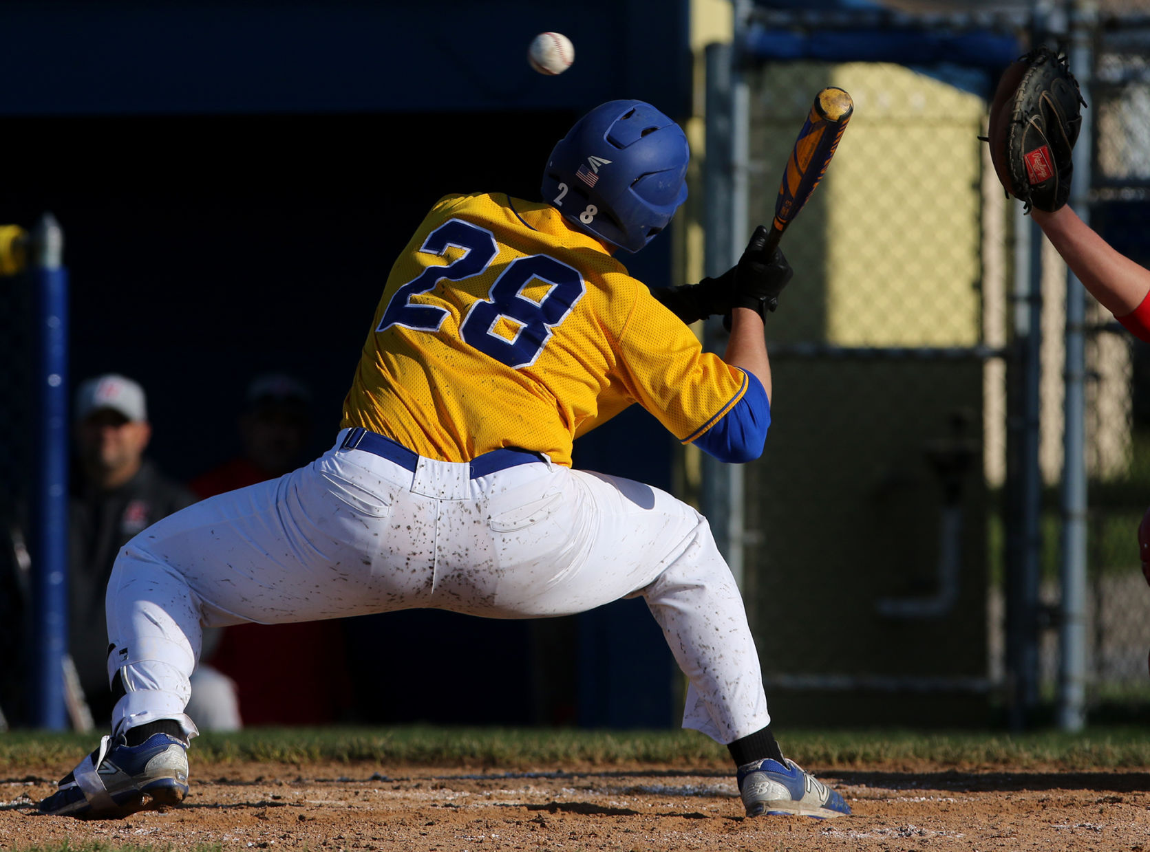Hebron at Highland baseball